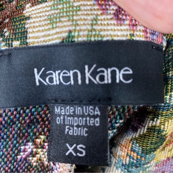 Karen Kane Tapestry Jacket Floral Print Size XS (2) - Picture 7 of 9